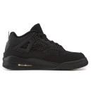 Jordan 4 Total Black With FUR