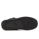 Jordan 4 Total Black With FUR