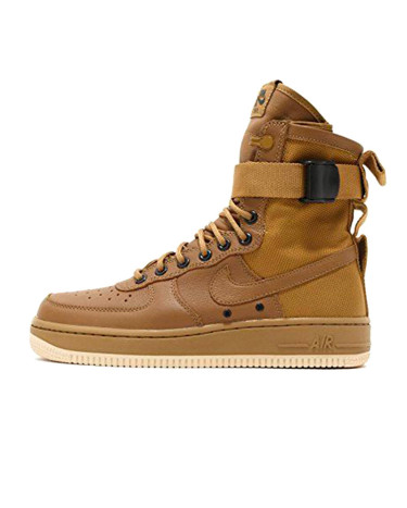 Nike air force 1 brown suede cheap