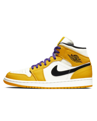 Jordan 1 Mid SE Lakers 852542 700