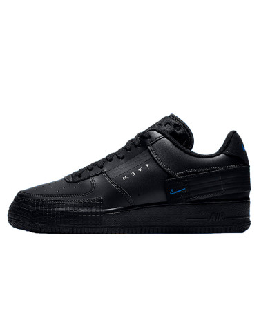 Nike air force 1 type black royal store