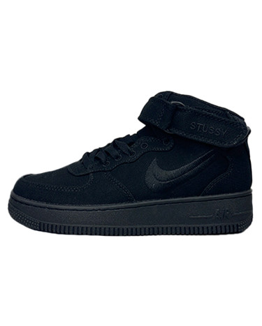 Nike Air Force 1 Mid Stussy Black Buy the original with fast