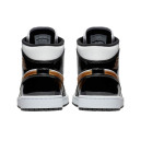 Jordan 1 Mid Patent Black White Gold 852542-007