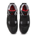 Jordan 4 Black Red Grey Winter с МЕХОМ