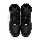Nike Air Force 1 High Black Winter с МЕХОМ