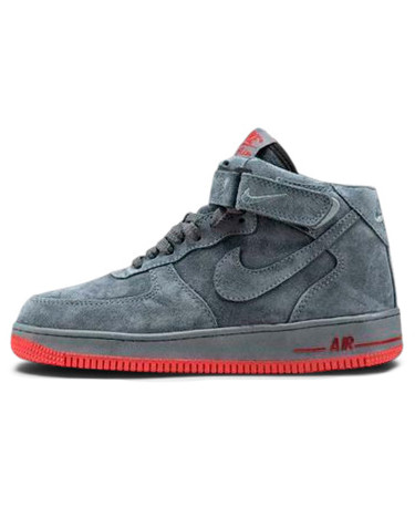 Nike Air Force 1 High Grey Winter с МЕХОМ