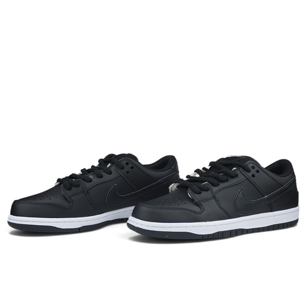Nike Dunk Low Black White Winter with FUR