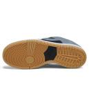 Nike SB Dunk Low Grey White Gum Winter с МЕХОМ