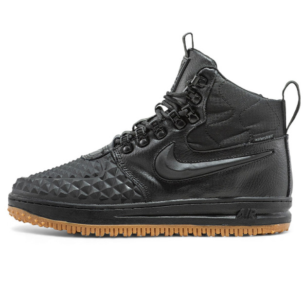 Nike Lunar Force 1 Duckboot 17 Black Gum with Fur