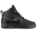 Nike Lunar Force 1 Duckboot 17 Black with Fur