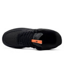 Nike Air Force 1 Low Black Orange С МЕХОМ