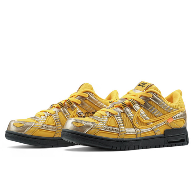 Nike Air Rubber Dunk x Off-White University Gold CU6015-700