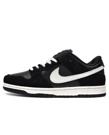 Nike SB Dunk Low Black White Two WITH FUR