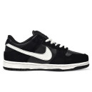 Nike SB Dunk Low Black White Two WITH FUR