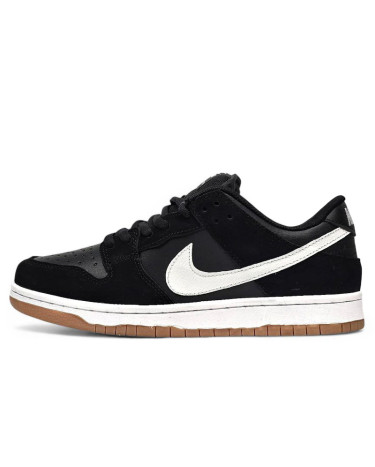 Nike SB Dunk Low Black White Gum С МЕХОМ