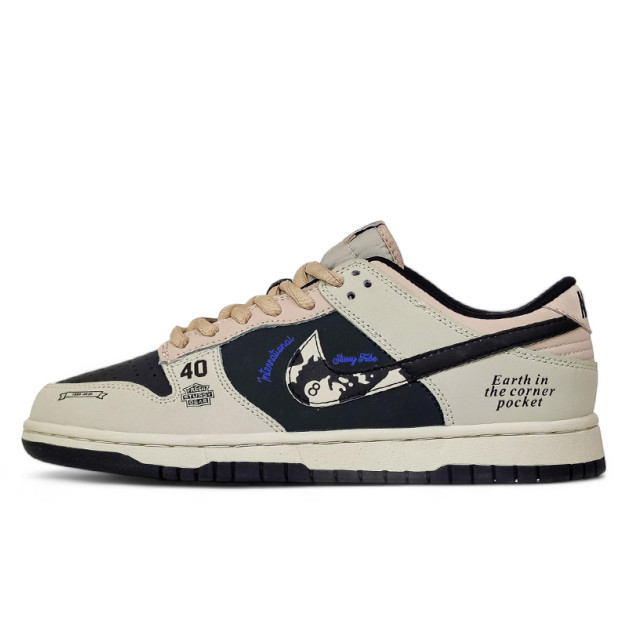 Nike SB Dunk Low x Stussy 40th Beige Black