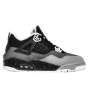 Jordan 4 Retro Black Grey White Winter С МЕХОМ
