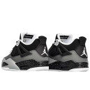 Jordan 4 Retro Black Grey White Winter С МЕХОМ