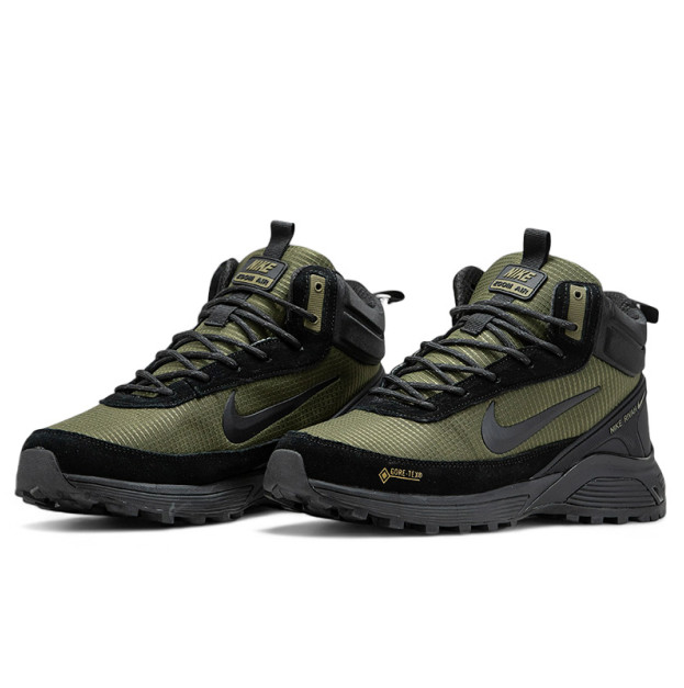 Nike Rivah Gore-Tex Khaki Black С МЕХОМ