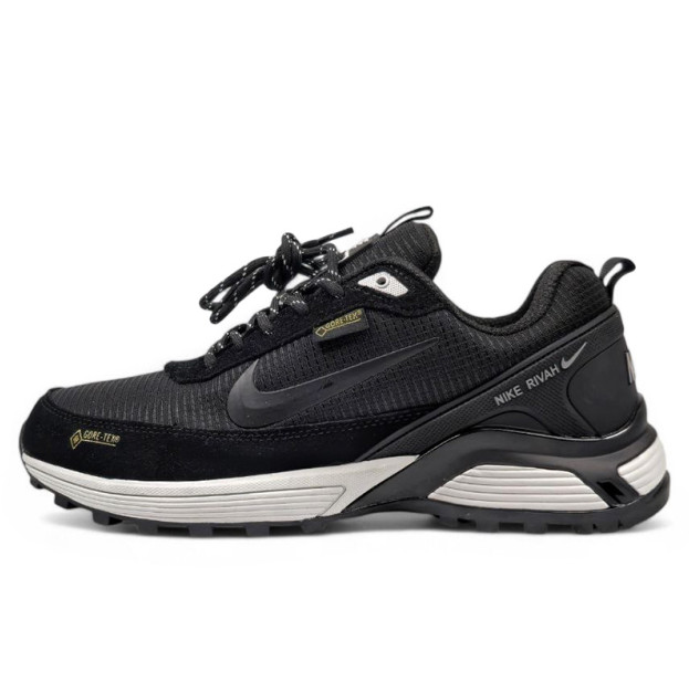 Nike Rivah Low Gore-Tex Black White FUR