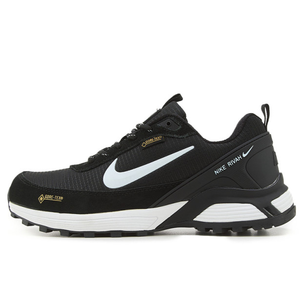 Nike Rivah Gore-Tex Black White Two WITH FUR