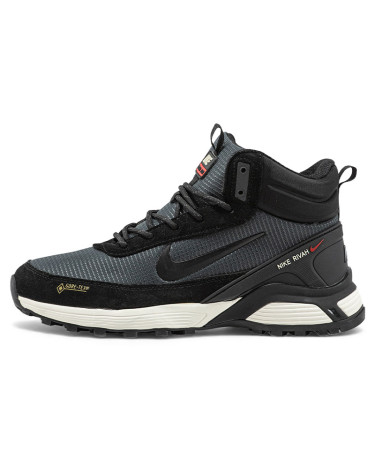 Nike Rivah High Gore-Tex Black Grey С МЕХОМ