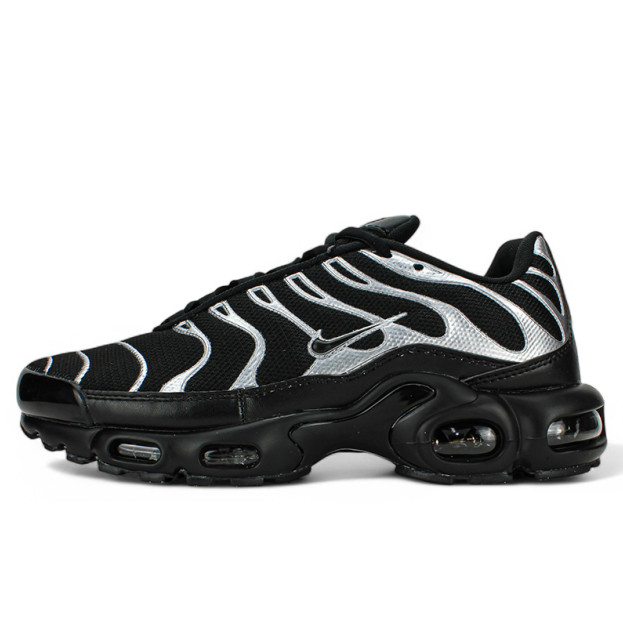 Nike Air Max Plus Black Metallic Silver