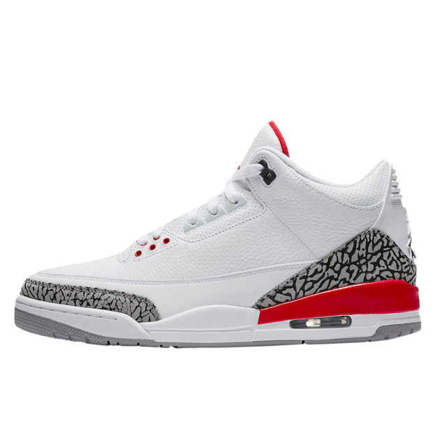 Jordan 3 Retro White Red 398614-116