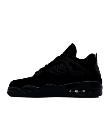 Jordan 4 Retro Total Black Winter С МЕХОМ