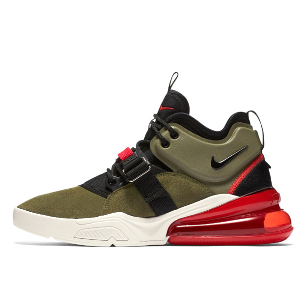 Nike Air Force 270 Medium Olive Challenge Red AH6772-200