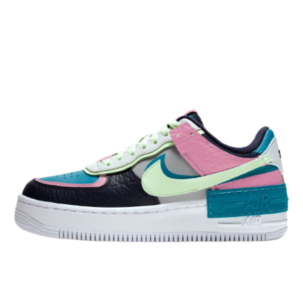 Nike Air Force 1 Shadow Barely Volt Oracle Aqua CK3172-001