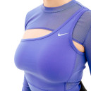 Топ з довгим рукавом Nike LS TOP CROPPED NVT FB5683-413