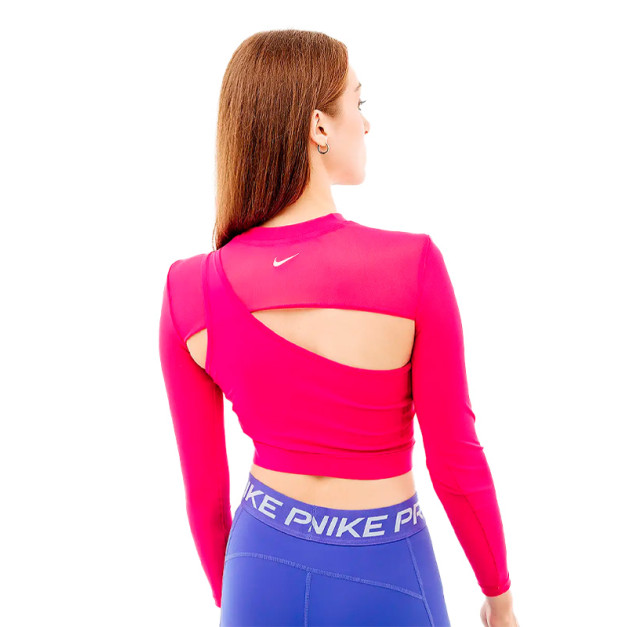 Топ з довгим рукавом Nike LS TOP CROPPED NVT FB5683-615