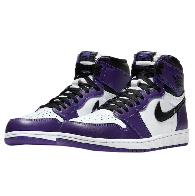 Jordan 1 Retro High Court Purple White 555088-500