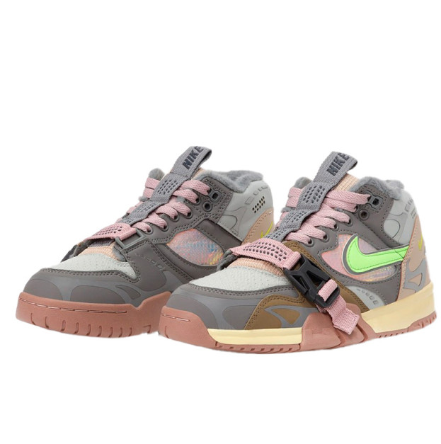 Nike Air Trainer 1 SP Grey Beige Pink Winter С МЕХОМ