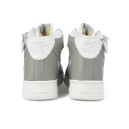 Nike Air Force 1 High Grey White Winter С МЕХОМ