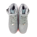 Nike Air Force 1 High Grey Red Suede Winter С МЕХОМ