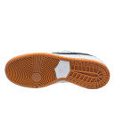 Nike SB Dunk Low White Black Winter С МЕХОМ