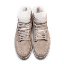 Jordan 1 Rerto Mid Beige Winter С МЕХОМ