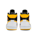 Jordan 1 Mid White Laser Orange Black CV5276-107