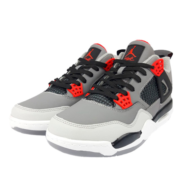 Jordan 4 Retro Grey Red Termo Winter С ФЛИСОМ