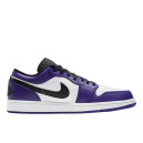 Jordan 1 Low Court Purple White 553558-500