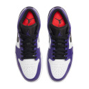 Jordan 1 Low Court Purple White 553558-500