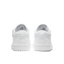 Jordan 1 Low Triple White Tumbled Leather 553558-130