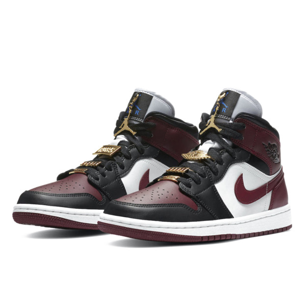 Jordan 1 Mid Black Dark Beetroot CZ4385-016