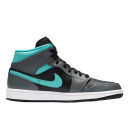 Jordan 1 Mid Grey Aqua 554724-063