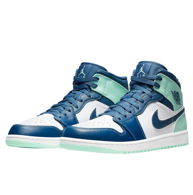 Jordan 1 Mid Mystic Navy Mint Foam 554724-413