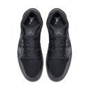 Jordan 1 Mid Triple Black 554724-050