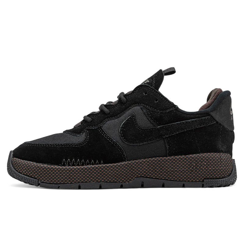 Nike Air Force 1 Wild Black Velvet Brown FB2348 001
