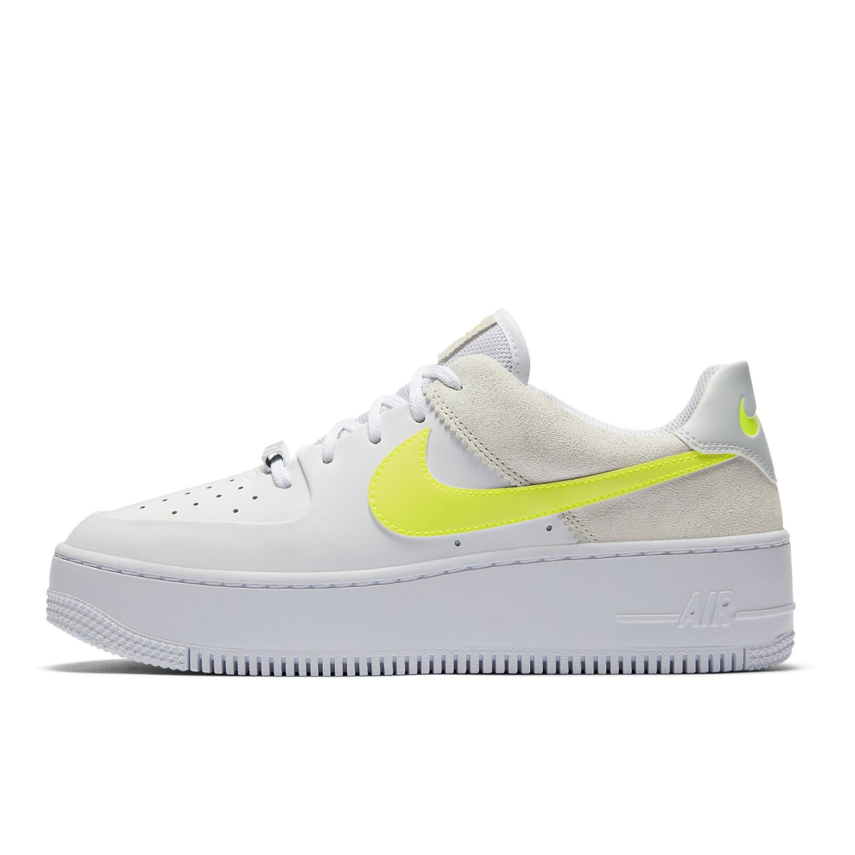 Nike air force 1 womens sage low white top